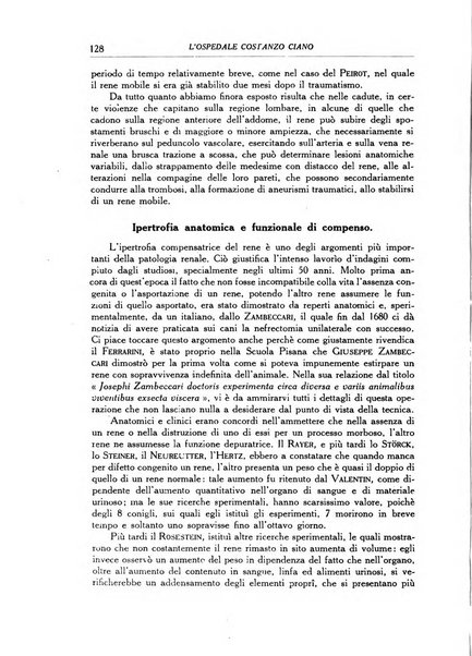 L'Ospedale Costanzo Ciano organo della vita ospedaliera