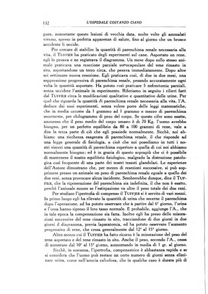 L'Ospedale Costanzo Ciano organo della vita ospedaliera