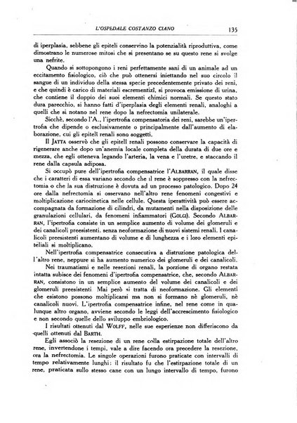 L'Ospedale Costanzo Ciano organo della vita ospedaliera