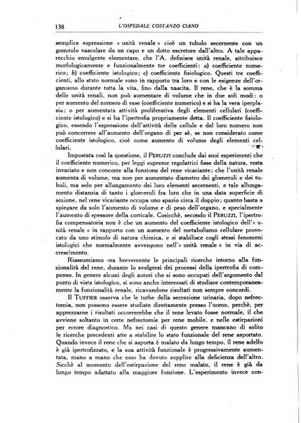 L'Ospedale Costanzo Ciano organo della vita ospedaliera