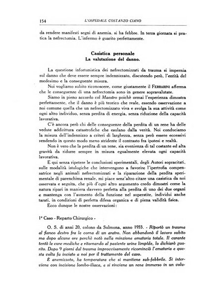 L'Ospedale Costanzo Ciano organo della vita ospedaliera