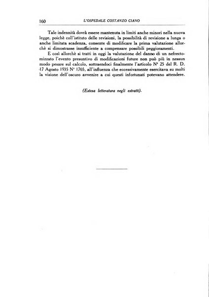 L'Ospedale Costanzo Ciano organo della vita ospedaliera