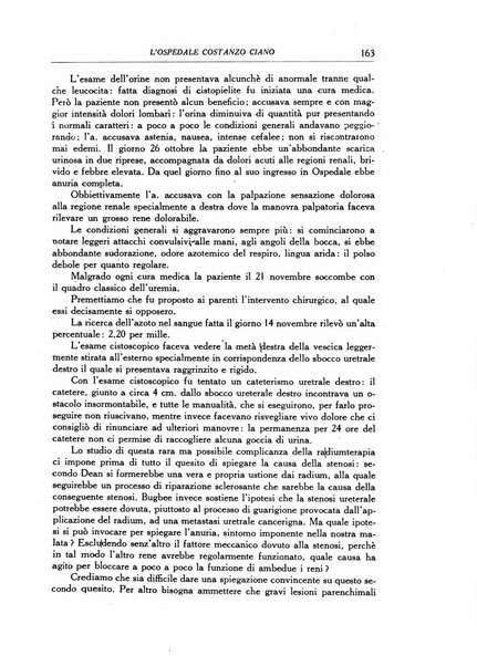 L'Ospedale Costanzo Ciano organo della vita ospedaliera