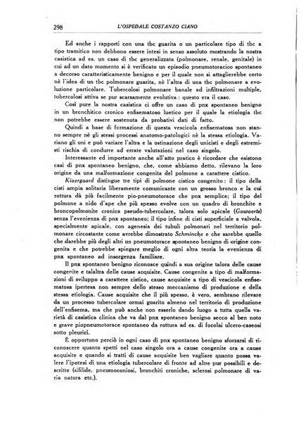 L'Ospedale Costanzo Ciano organo della vita ospedaliera