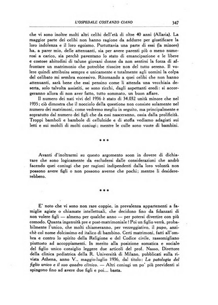 L'Ospedale Costanzo Ciano organo della vita ospedaliera