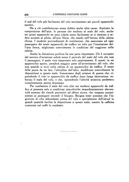 L'Ospedale Costanzo Ciano organo della vita ospedaliera