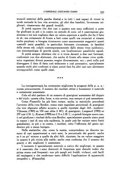 L'Ospedale Costanzo Ciano organo della vita ospedaliera