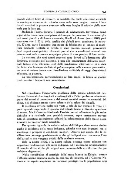 L'Ospedale Costanzo Ciano organo della vita ospedaliera