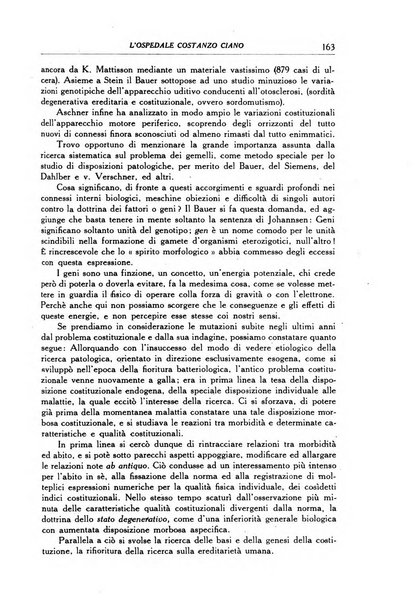 L'Ospedale Costanzo Ciano organo della vita ospedaliera