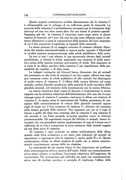 L'Ospedale Costanzo Ciano organo della vita ospedaliera