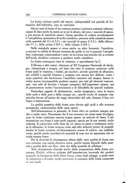 L'Ospedale Costanzo Ciano organo della vita ospedaliera