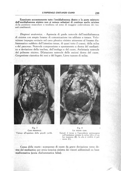 L'Ospedale Costanzo Ciano organo della vita ospedaliera