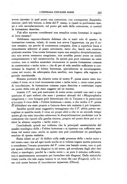 L'Ospedale Costanzo Ciano organo della vita ospedaliera