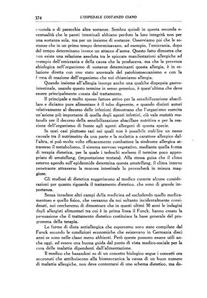 L'Ospedale Costanzo Ciano organo della vita ospedaliera