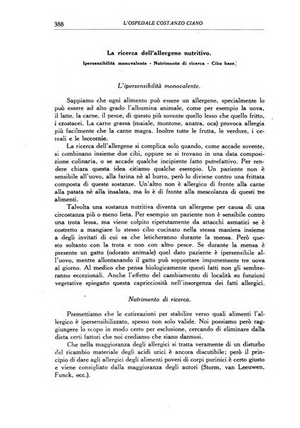 L'Ospedale Costanzo Ciano organo della vita ospedaliera