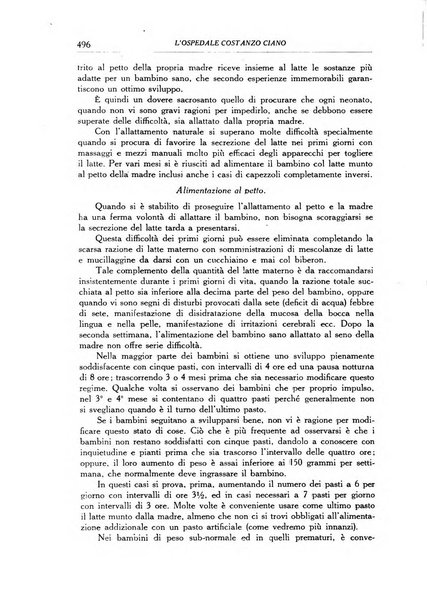 L'Ospedale Costanzo Ciano organo della vita ospedaliera