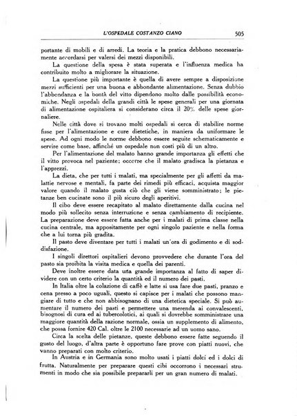 L'Ospedale Costanzo Ciano organo della vita ospedaliera