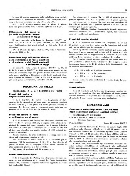 Notiziario economico della Federazione nazionale fascista degli industriali dei prodotti chimici e de la chimica e l'industria