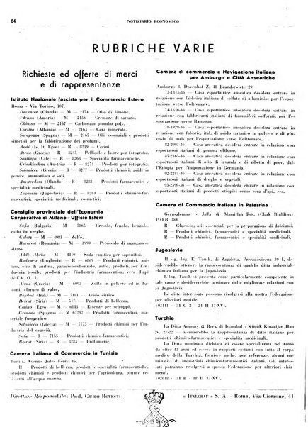 Notiziario economico della Federazione nazionale fascista degli industriali dei prodotti chimici e de la chimica e l'industria