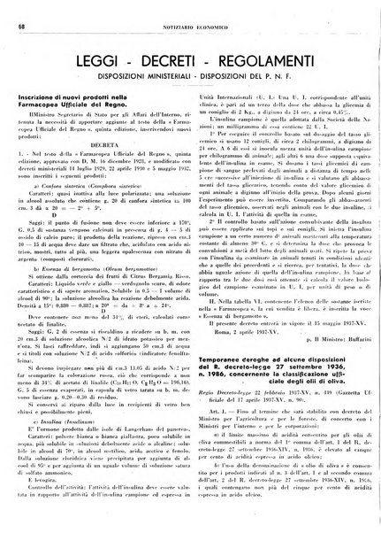 Notiziario economico della Federazione nazionale fascista degli industriali dei prodotti chimici e de la chimica e l'industria