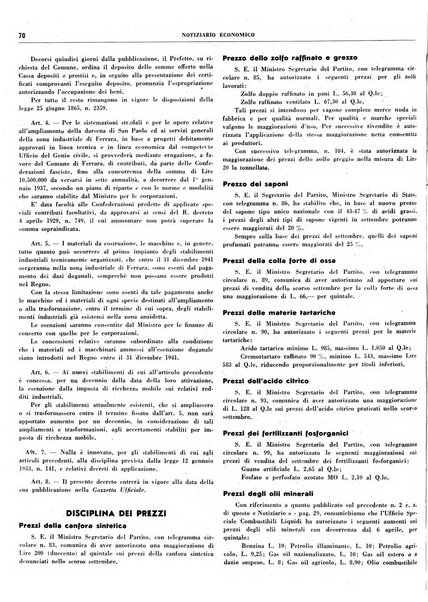 Notiziario economico della Federazione nazionale fascista degli industriali dei prodotti chimici e de la chimica e l'industria