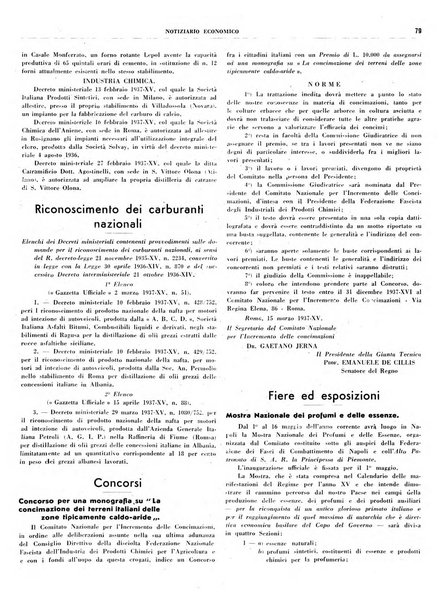 Notiziario economico della Federazione nazionale fascista degli industriali dei prodotti chimici e de la chimica e l'industria