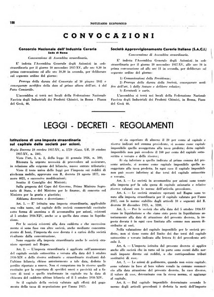 Notiziario economico della Federazione nazionale fascista degli industriali dei prodotti chimici e de la chimica e l'industria