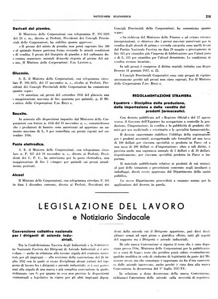 Notiziario economico della Federazione nazionale fascista degli industriali dei prodotti chimici e de la chimica e l'industria