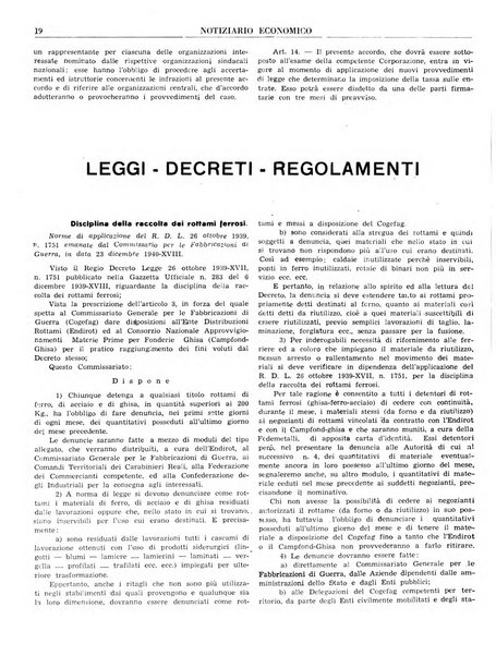 Notiziario economico della Federazione nazionale fascista degli industriali dei prodotti chimici e de la chimica e l'industria