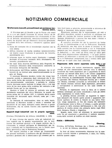 Notiziario economico della Federazione nazionale fascista degli industriali dei prodotti chimici e de la chimica e l'industria