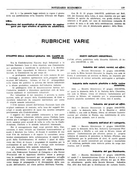 Notiziario economico della Federazione nazionale fascista degli industriali dei prodotti chimici e de la chimica e l'industria