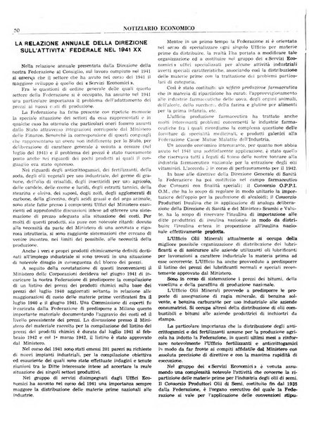 Notiziario economico della Federazione nazionale fascista degli industriali dei prodotti chimici e de la chimica e l'industria