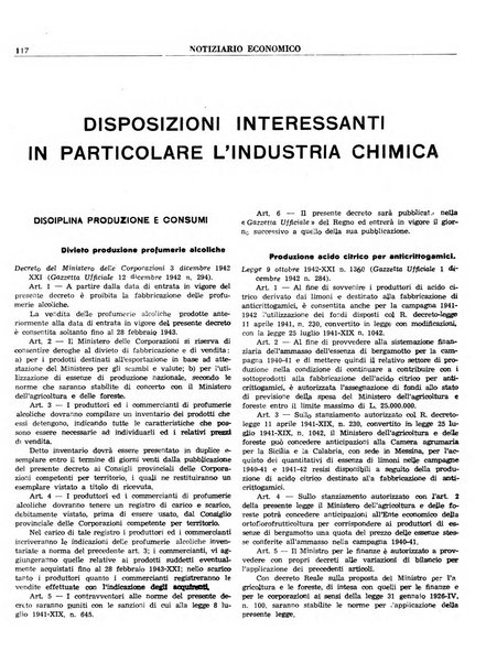 Notiziario economico della Federazione nazionale fascista degli industriali dei prodotti chimici e de la chimica e l'industria