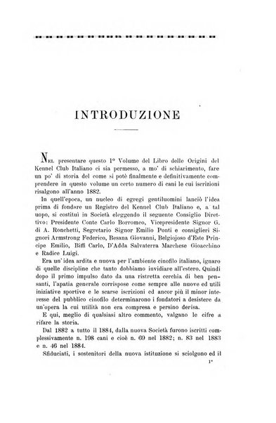 Libro delle origini dei cani iscritti nei libri genealogici italiani