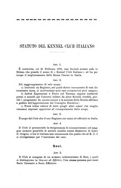 Libro delle origini dei cani iscritti nei libri genealogici italiani