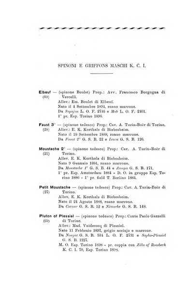 Libro delle origini dei cani iscritti nei libri genealogici italiani