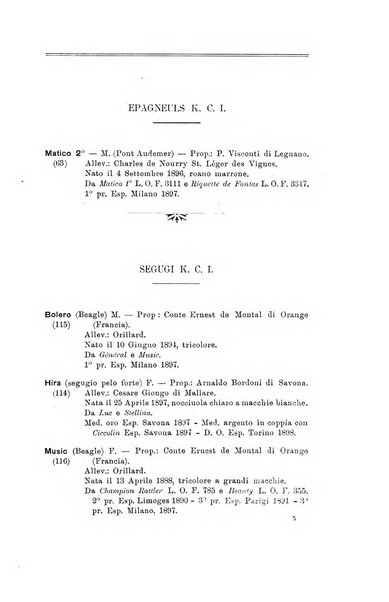 Libro delle origini dei cani iscritti nei libri genealogici italiani