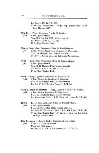 Libro delle origini dei cani iscritti nei libri genealogici italiani