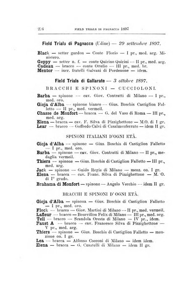 Libro delle origini dei cani iscritti nei libri genealogici italiani