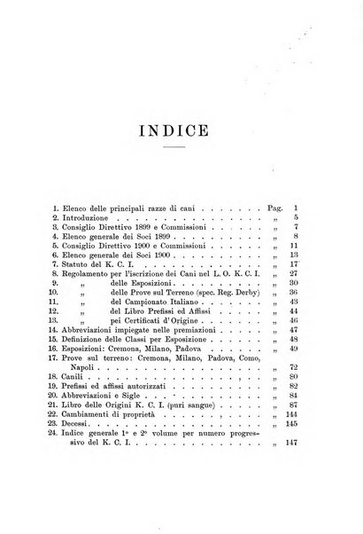 Libro delle origini dei cani iscritti nei libri genealogici italiani