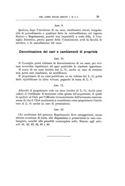 Libro delle origini dei cani iscritti nei libri genealogici italiani