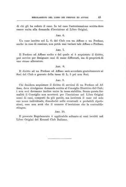 Libro delle origini dei cani iscritti nei libri genealogici italiani