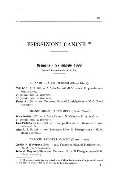 Libro delle origini dei cani iscritti nei libri genealogici italiani