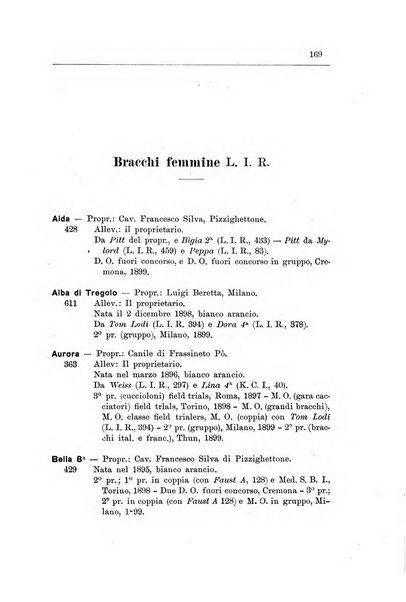 Libro delle origini dei cani iscritti nei libri genealogici italiani