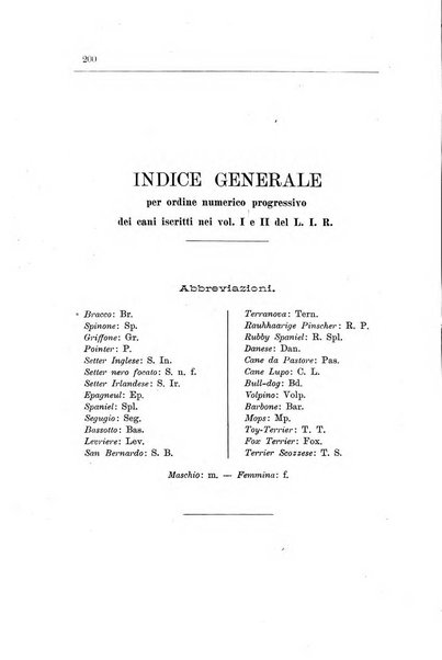 Libro delle origini dei cani iscritti nei libri genealogici italiani