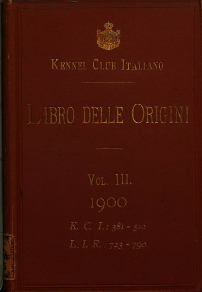 Libro delle origini dei cani iscritti nei libri genealogici italiani