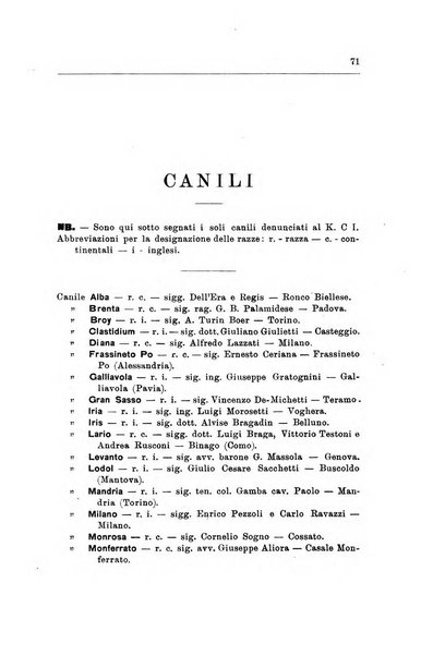 Libro delle origini dei cani iscritti nei libri genealogici italiani