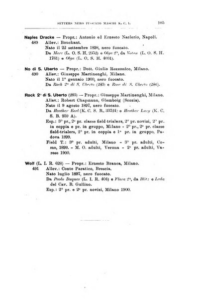 Libro delle origini dei cani iscritti nei libri genealogici italiani