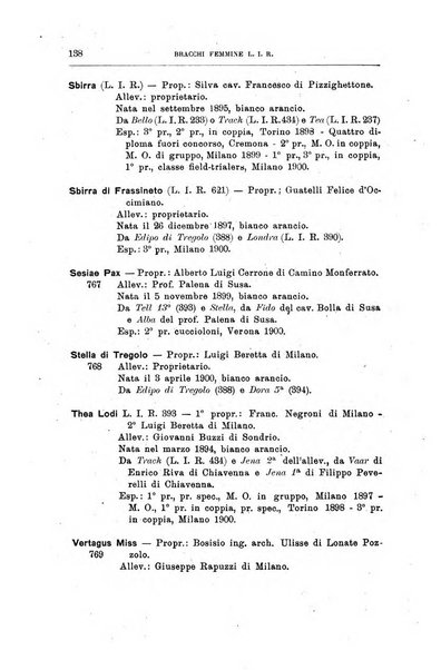 Libro delle origini dei cani iscritti nei libri genealogici italiani