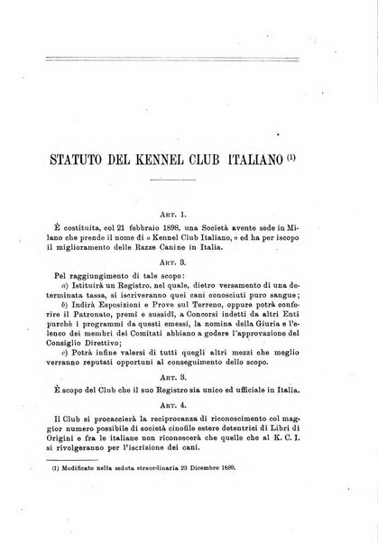 Libro delle origini dei cani iscritti nei libri genealogici italiani